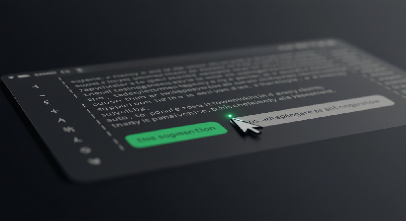 Screenshot of an intelligent chatbot interface